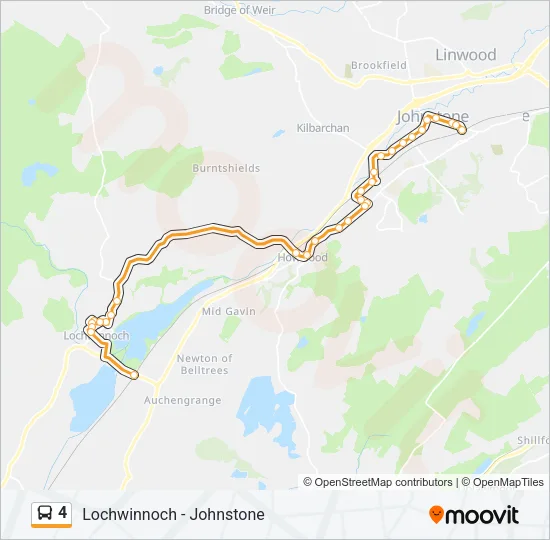 4 Bus Line Map