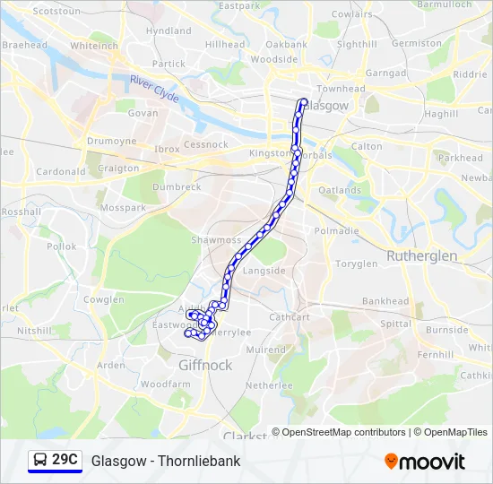 29C Bus Line Map
