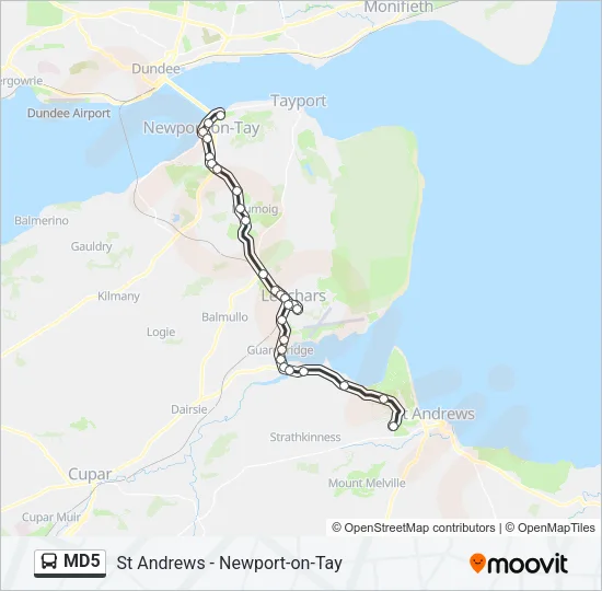 MD5 Bus Line Map