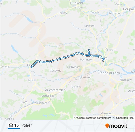 15 bus Line Map