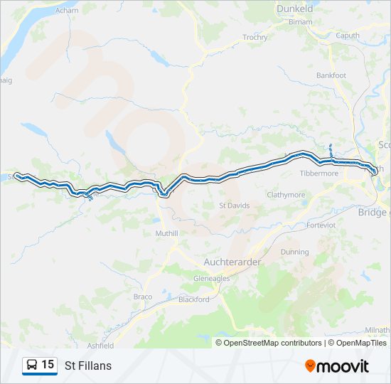 15 bus Line Map