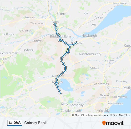 56a Route: Schedules, Stops & Maps - Gairney Bank (Updated)