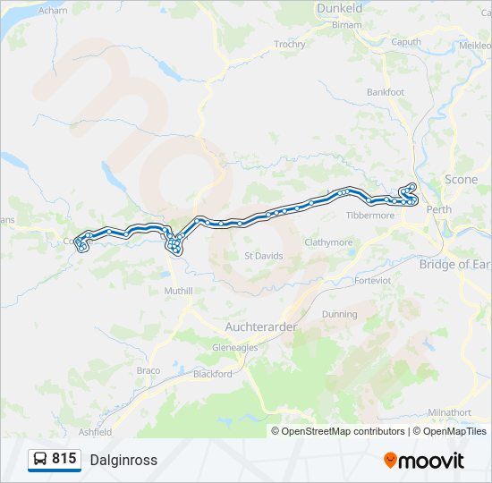 815 Bus Line Map