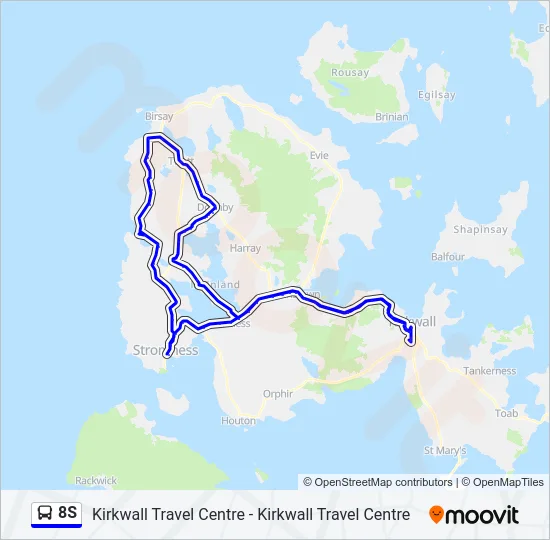 8S  Line Map