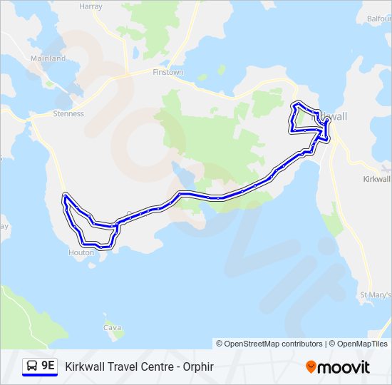 9E  Line Map