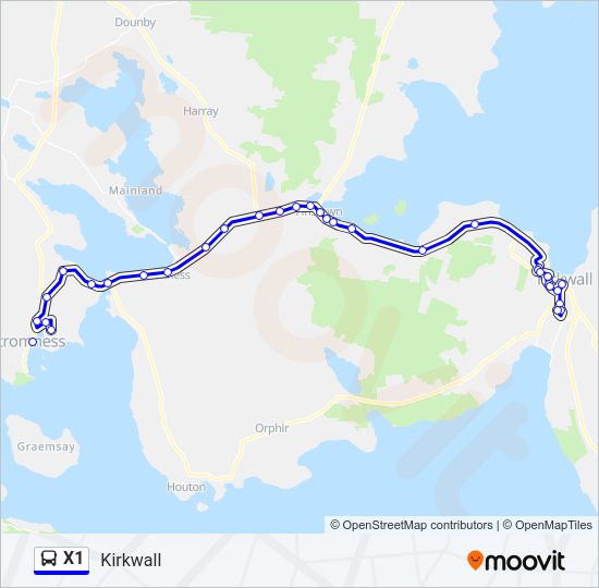 X1  Line Map