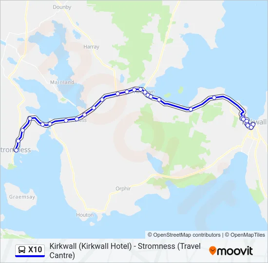 X10  Line Map