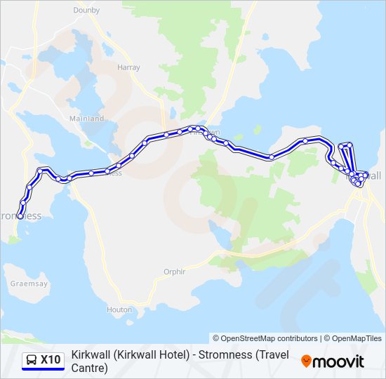 X10  Line Map