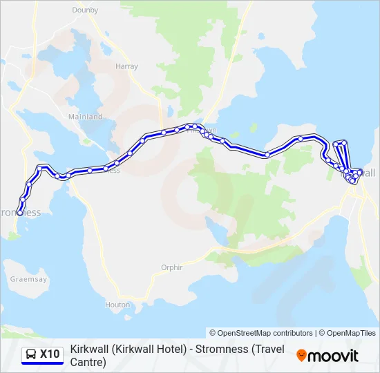 X10  Line Map