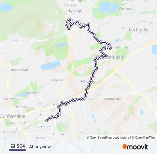 SC4 bus Line Map