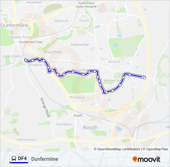 DF4 Bus Line Map