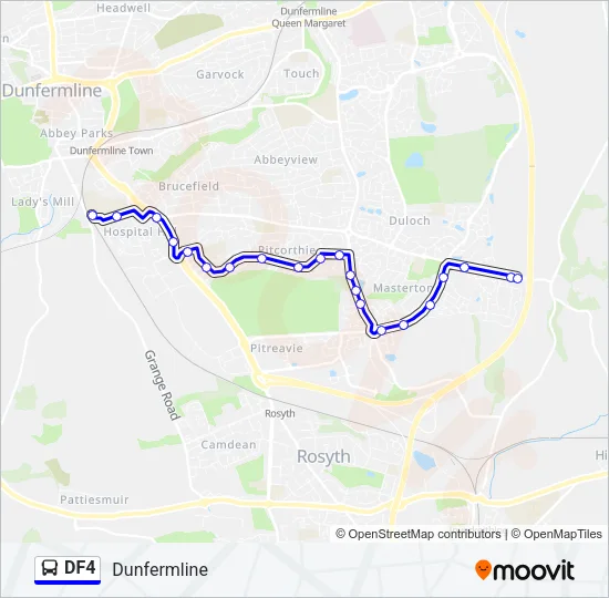 DF4 Bus Line Map