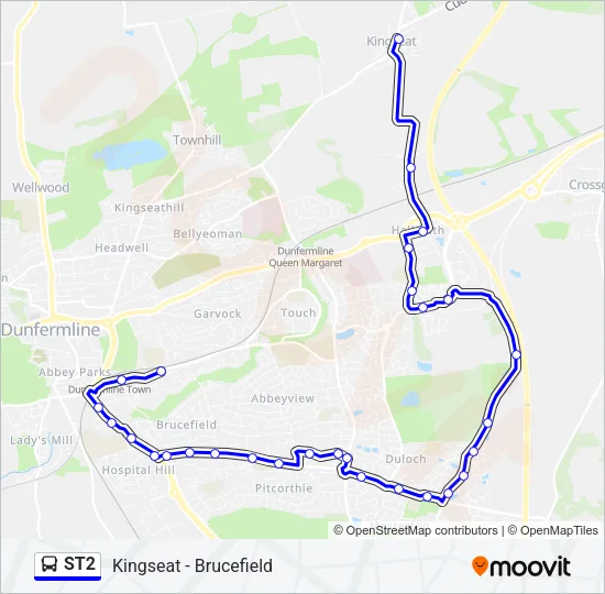 ST2 Bus Line Map