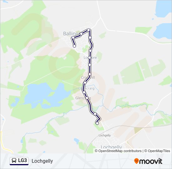 LG3 bus Line Map