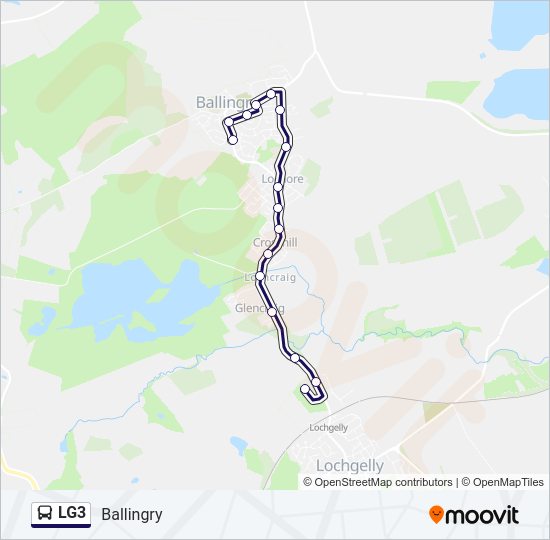 LG3 Bus Line Map