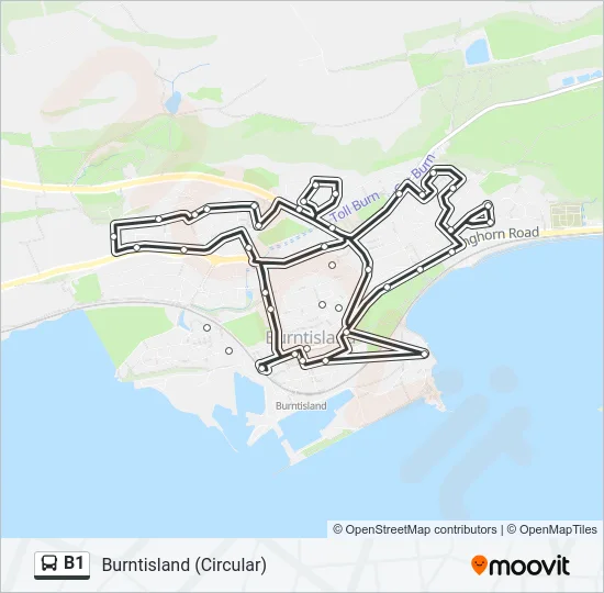 B1 Bus Line Map