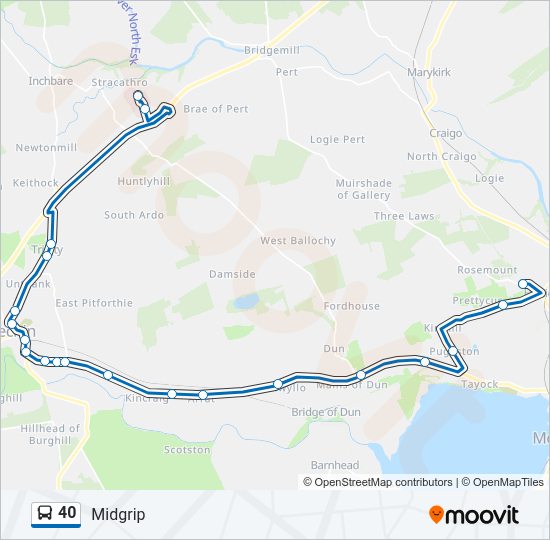 40 Route: Schedules, Stops & Maps - Midgrip (Updated)