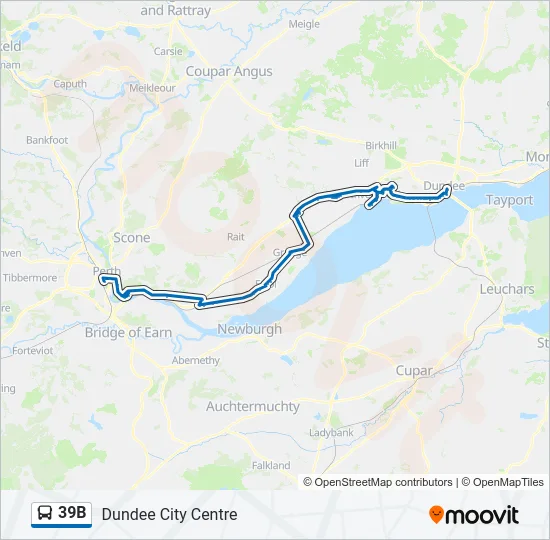 39B Bus Line Map
