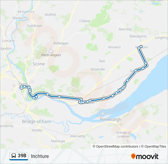 39B Bus Line Map