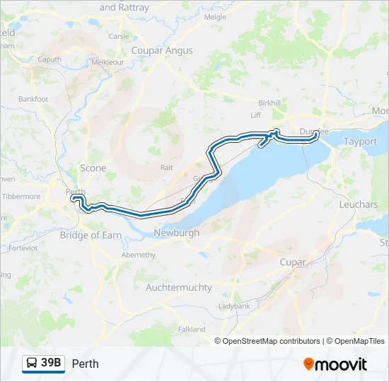 39B Bus Line Map