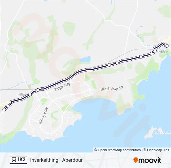 IK2 Bus Line Map