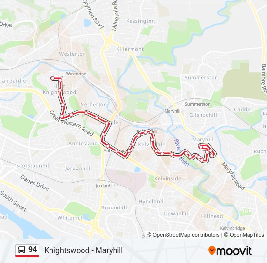 94 Bus Line Map
