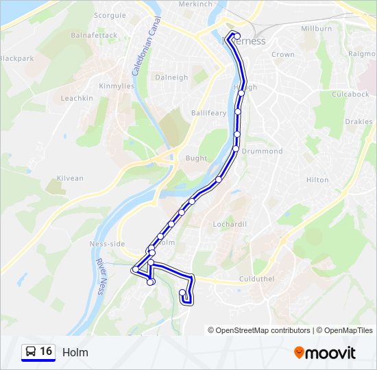 16  Line Map
