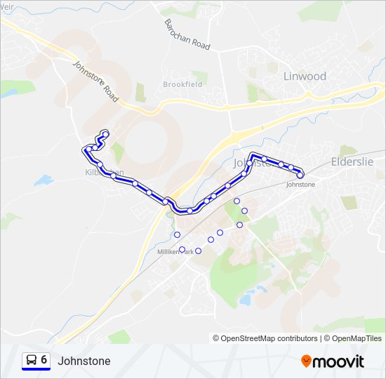 6 Bus Line Map