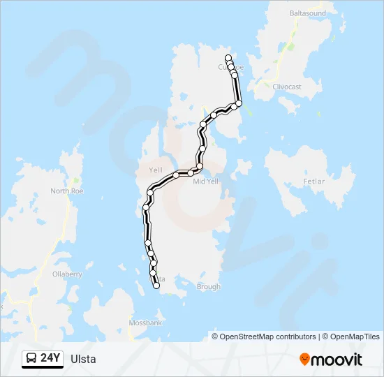 24Y Bus Line Map