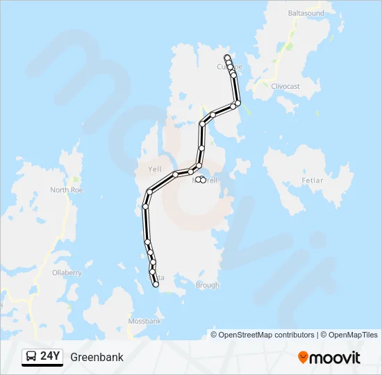 24Y Bus Line Map