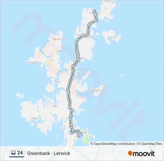 24 Bus Line Map