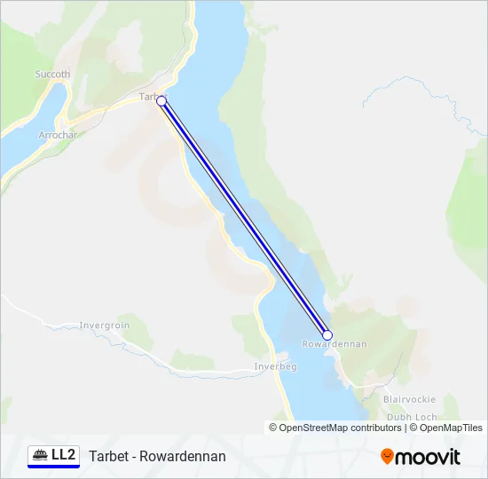LL2 Ferry Line Map