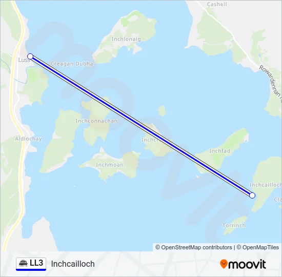 LL3 Ferry Line Map
