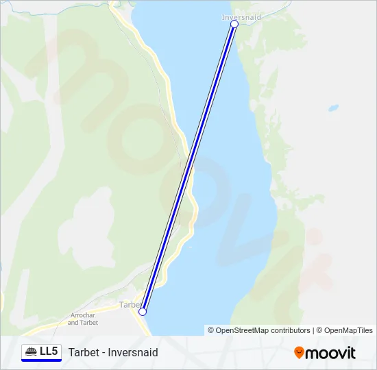 LL5 Ferry Line Map