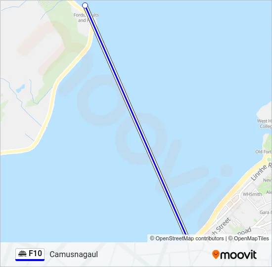 F10 Ferry Line Map