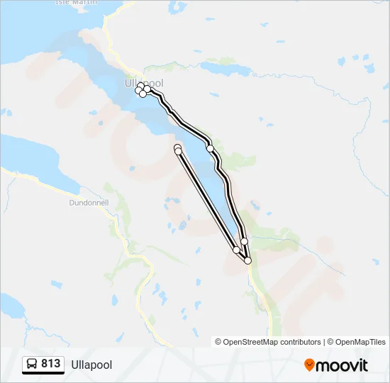 813 Bus Line Map