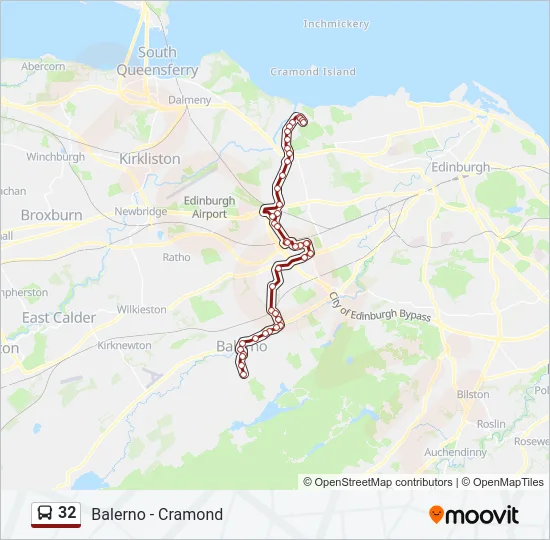 32 Bus Line Map