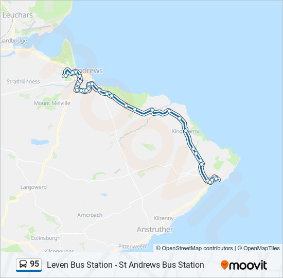 95 Bus Line Map