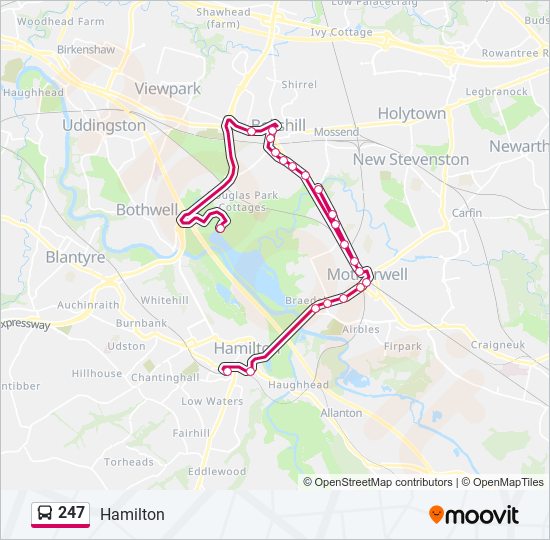 247 Route Schedules Stops And Maps Hamilton Updated