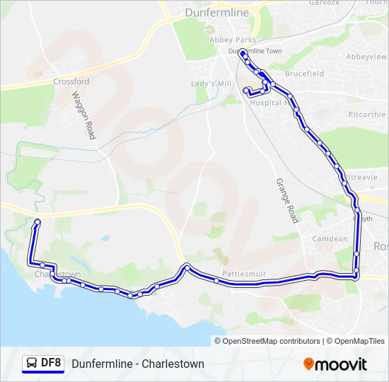 DF8 Bus Line Map