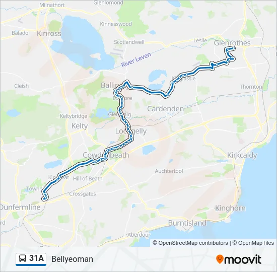31A Bus Line Map