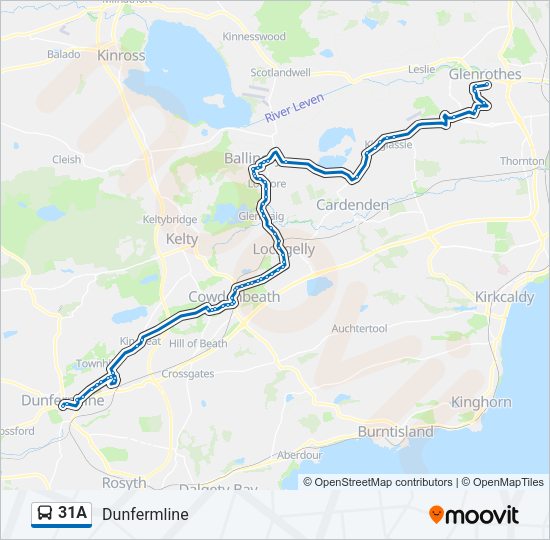 31A Bus Line Map
