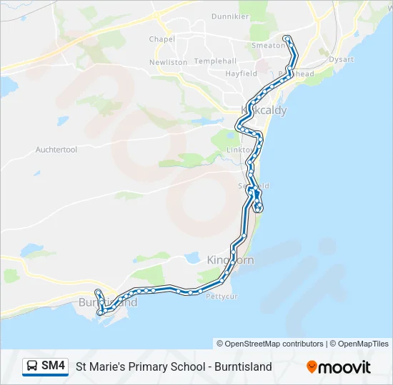 SM4 Bus Line Map