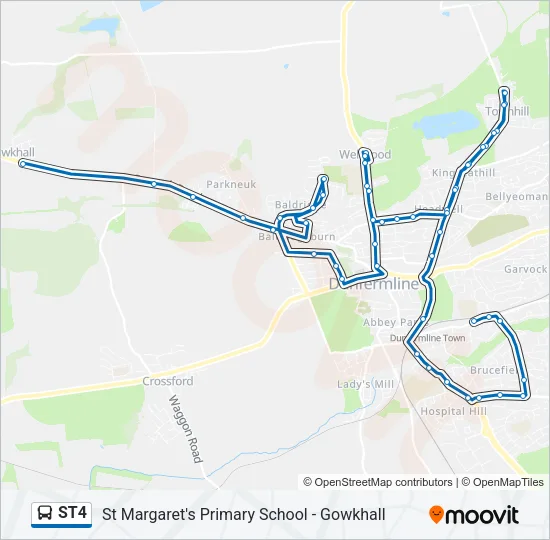 ST4 Bus Line Map
