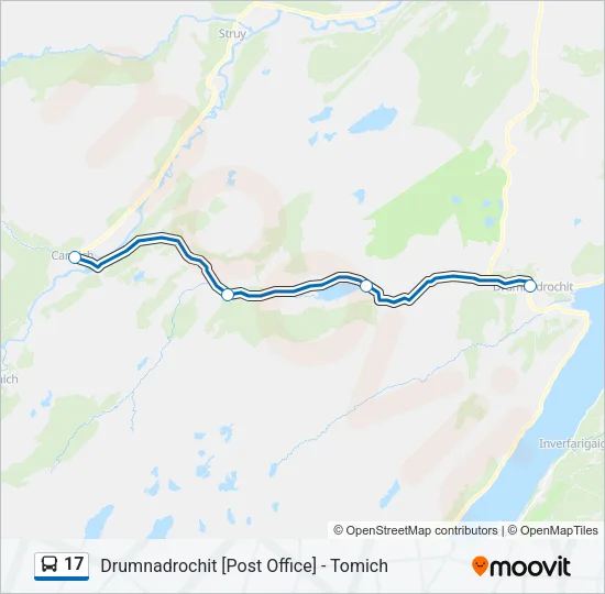 17 Bus Line Map