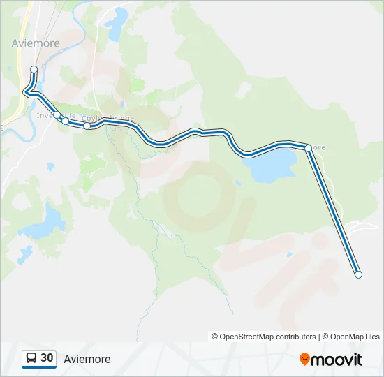 30 Bus Line Map