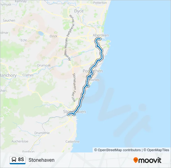 8S Bus Line Map
