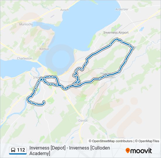 112 Bus Line Map