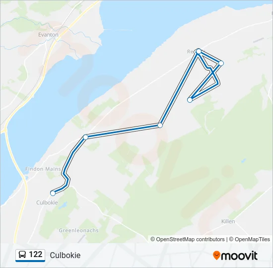 122 Bus Line Map