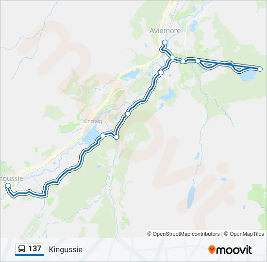 137 Bus Line Map